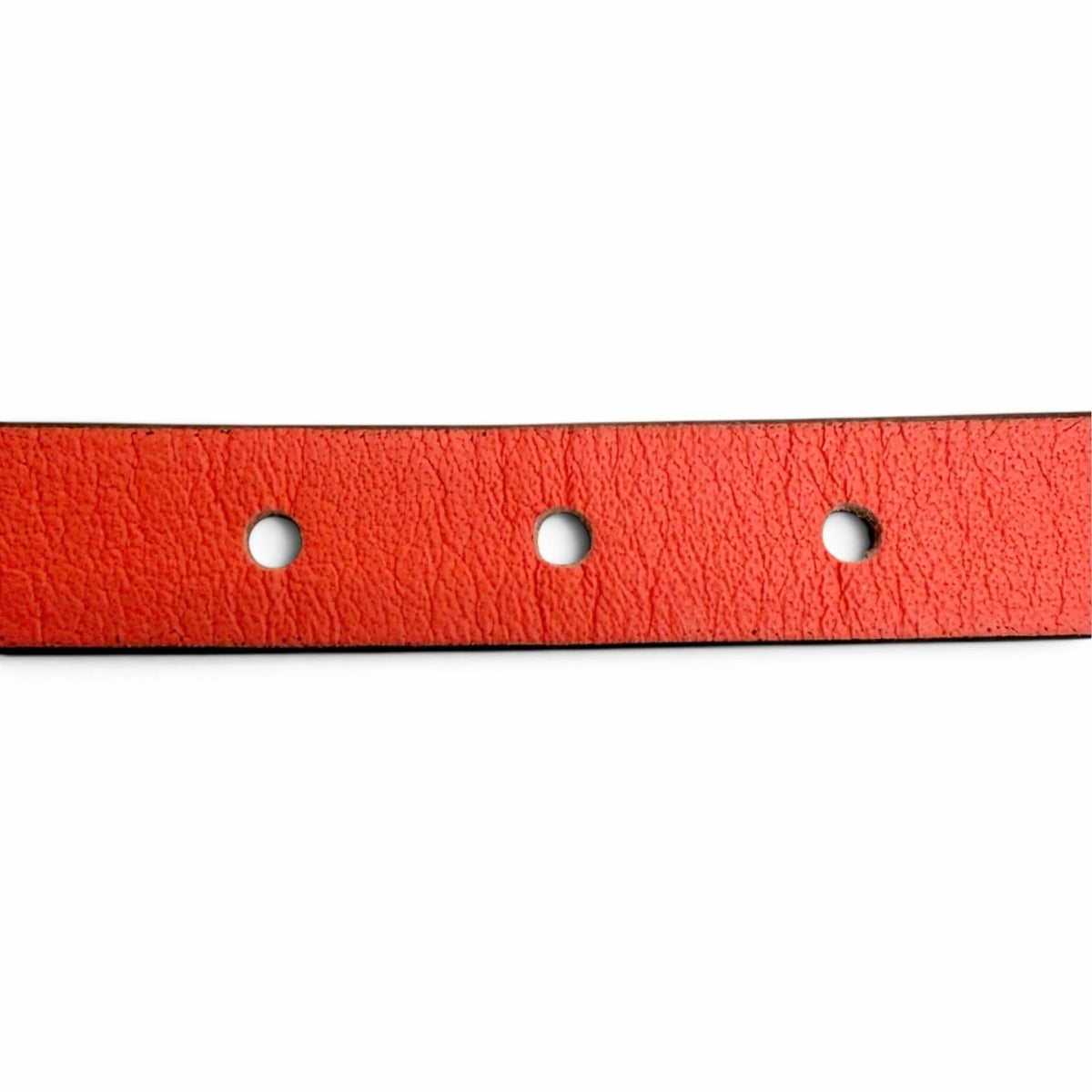 Hermes Pop H Double Tour Gold Leather Bracelet Red T2 — view 8
