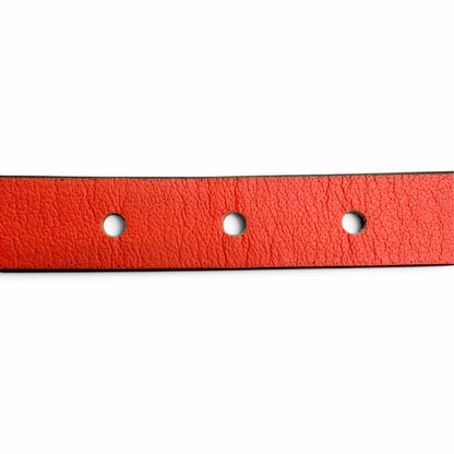Hermes Pop H Double Tour Gold Leather Bracelet Red T2 — view 8