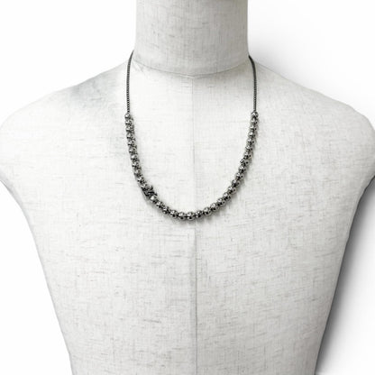 Louis Vuitton Necklace Damier Staple Ball Silver — view 2