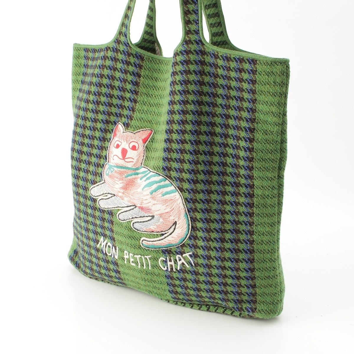Gucci Alessandro Michele Collection Mon Petit Chat My Little Cat Wool Cat Tote — view 2