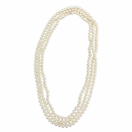 Tiffany & Co Ziegfeld Pearl Wrap Necklace Fresh Waterpearl