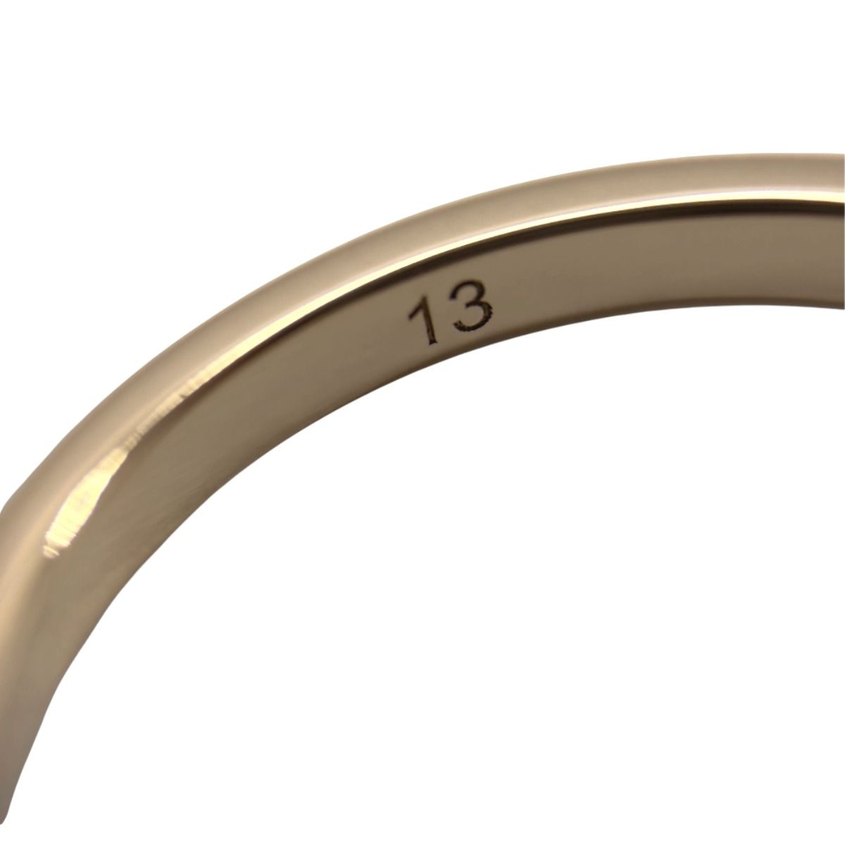 Gucci Horsebit 18k Pink Gold Diamond Ring — view 7