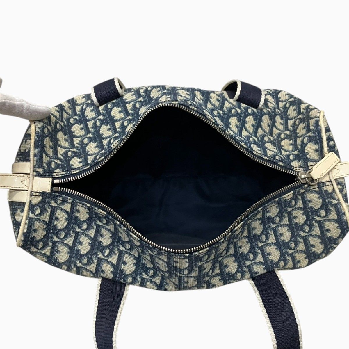 Dior Mini Boston Bag Trotter Leather — view 8