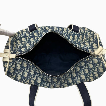 Dior Mini Boston Bag Trotter Leather — view 8