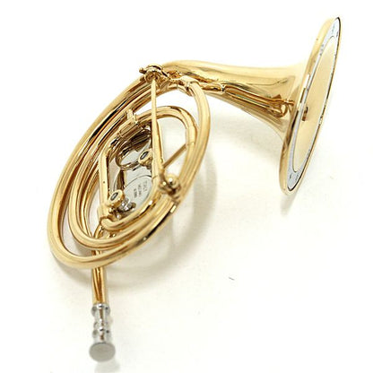 Louis Vuitton Brooch LV Symphony Horn Metal Gold Silver Rank — view 3
