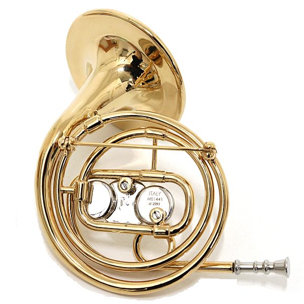 Louis Vuitton Brooch LV Symphony Horn Metal Gold Silver Rank — view 2