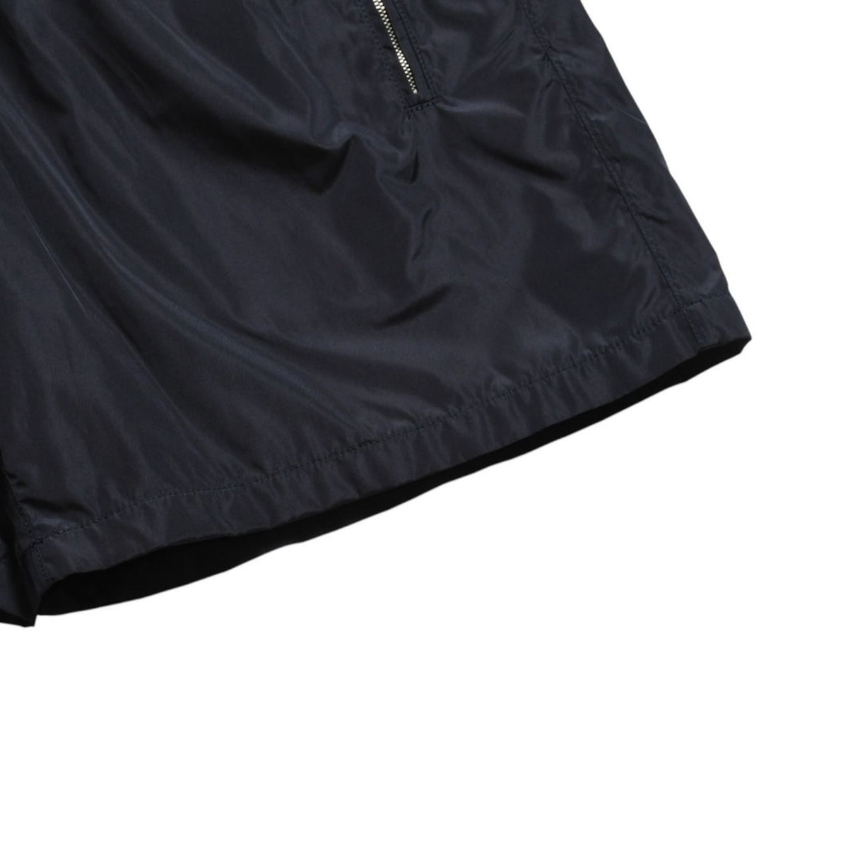 Miu Miu Nylon Pants Shorts Navy Gray Silver — view 4