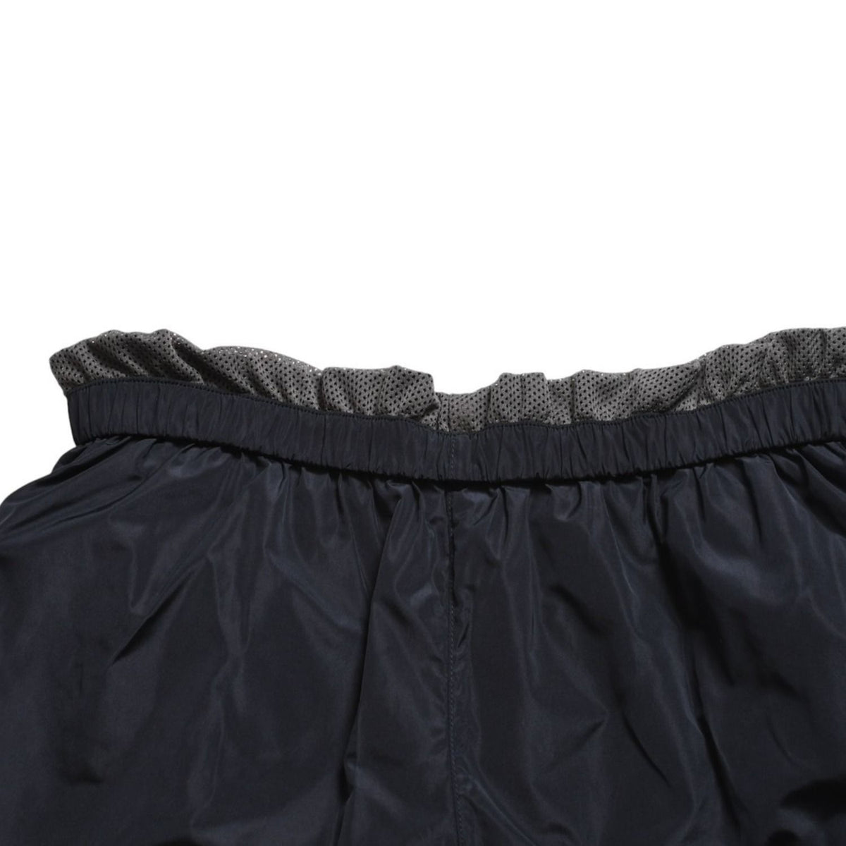 Miu Miu Nylon Pants Shorts Navy Gray Silver — view 7