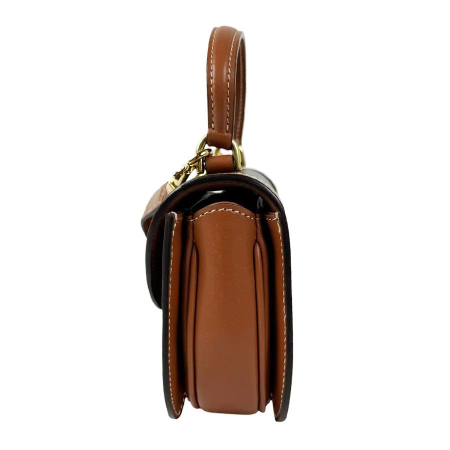 Celine Shoulder Bag Triomphe Mini Besace Clair — view 2