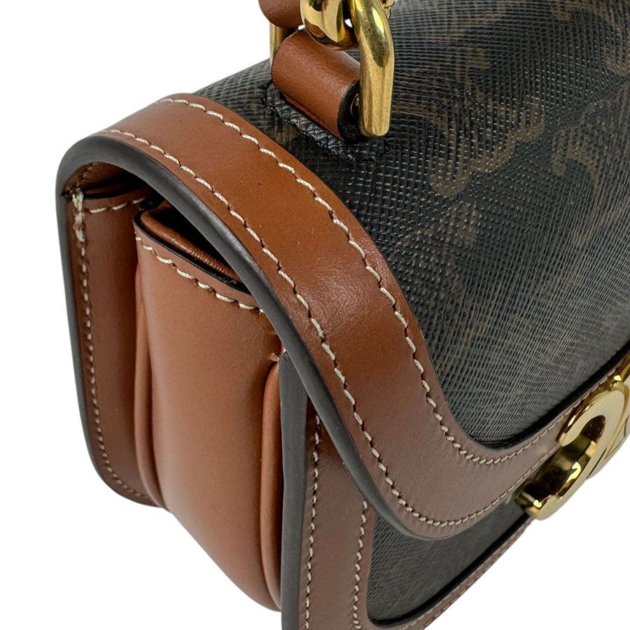 Celine Shoulder Bag Triomphe Mini Besace Clair — view 7
