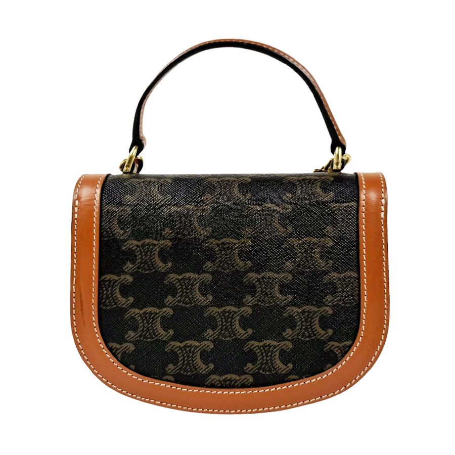 Celine Shoulder Bag Triomphe Mini Besace Clair — view 3