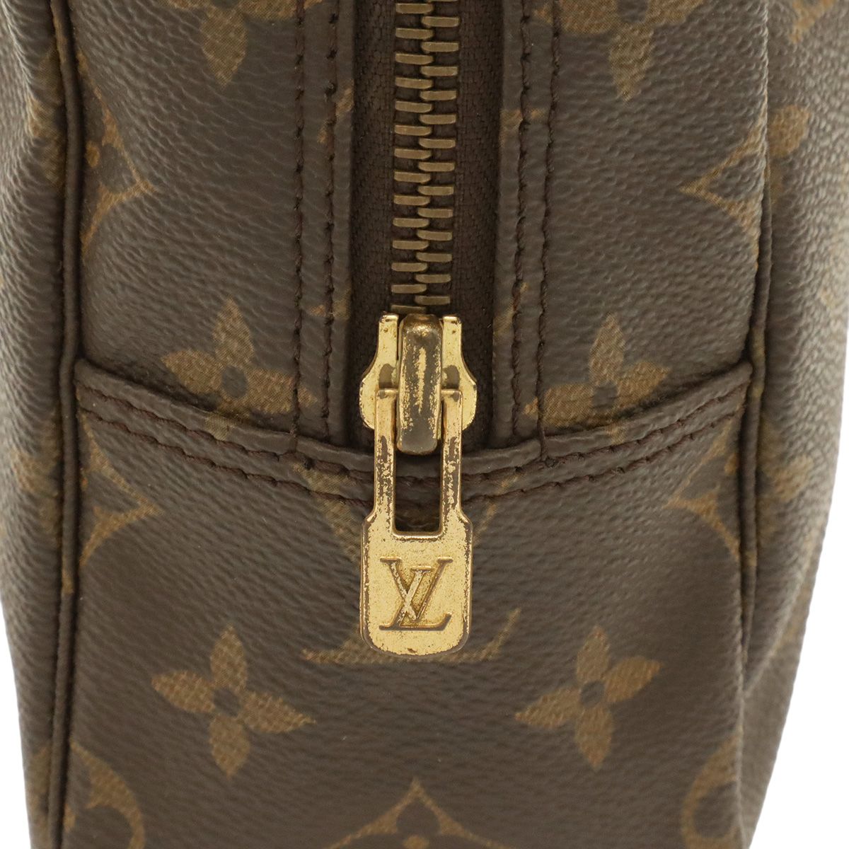 Louis Vuitton Monogram Trousse Toilette 28 Clutch Makeup Pouch Travel Multi — view 5