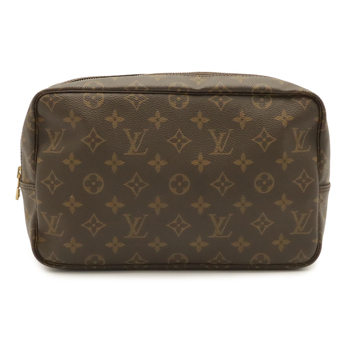 Louis Vuitton Monogram Trousse Toilette 28 Clutch Makeup Pouch Travel Multi