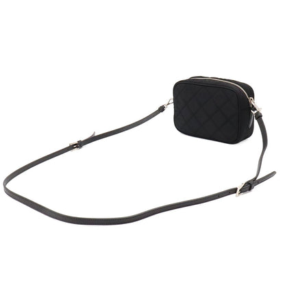 Prada Tessuto Impuntu Triangle Logo Shoulder Bag 2-Way Pouch Quilted Nylon Nero — view 2