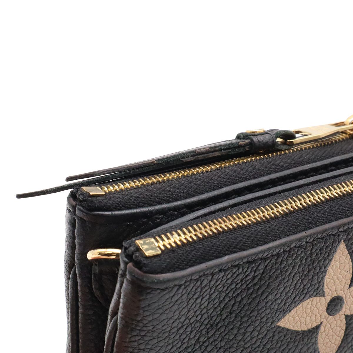 Louis Vuitton Monogram Empreinte Pochette Double Zip Shoulder Bag 2-Way Pouch — view 6