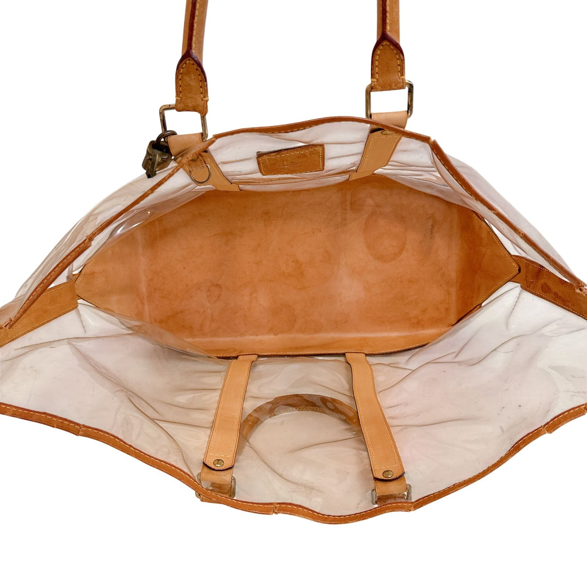 Louis Vuitton 100 Anniversary Isaac Mizrahi Vinyl Tote Bag Transparent — view 7