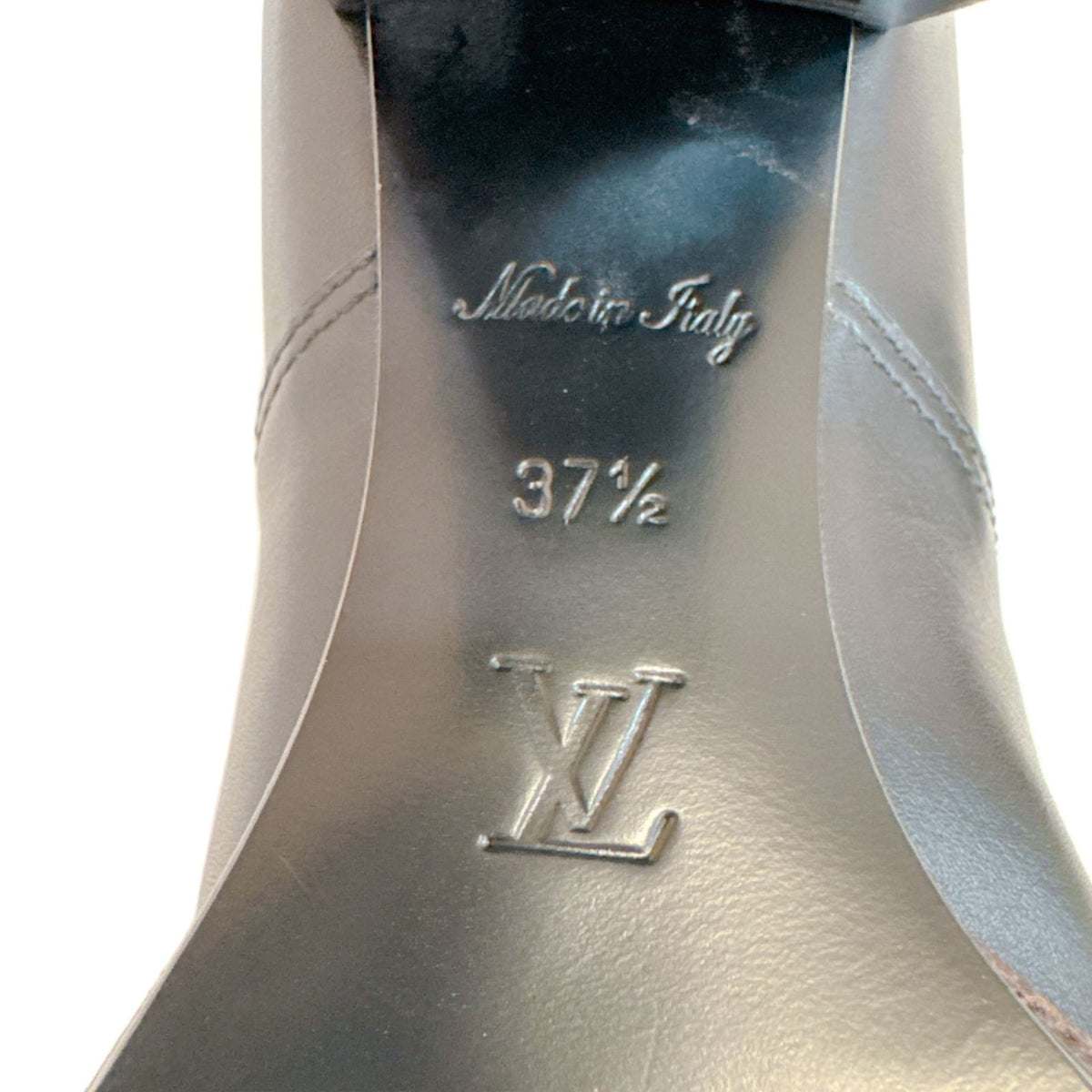Louis Vuitton Monogram Star Trail Leather Ankle Boots Black Shoes — view 5