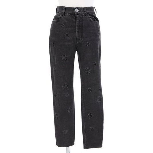 Chanel Denim Pants Black
