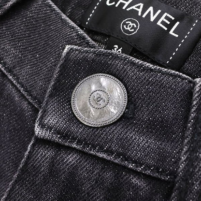 Chanel Denim Pants Black — view 5