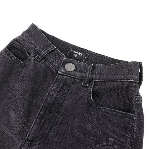 Chanel Denim Pants Black — view 6
