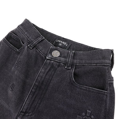 Chanel Denim Pants Black — view 6
