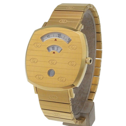 Gucci Grip 157.3 Gold Plated Quartz Analog White Dial Watch — view 2