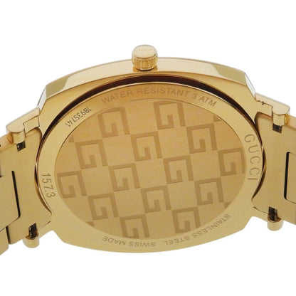 Gucci Grip 157.3 Gold Plated Quartz Analog White Dial Watch — view 6