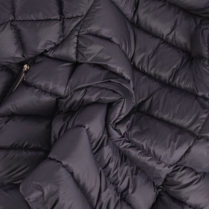 Moncler Coat Torcol Down Collar Velour Zip Up Nylon Navy 0 — view 8