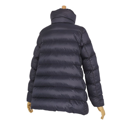 Moncler Coat Torcol Down Collar Velour Zip Up Nylon Navy 0 — view 6