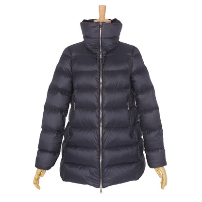 Moncler Coat Torcol Down Collar Velour Zip Up Nylon Navy 0 — view 3