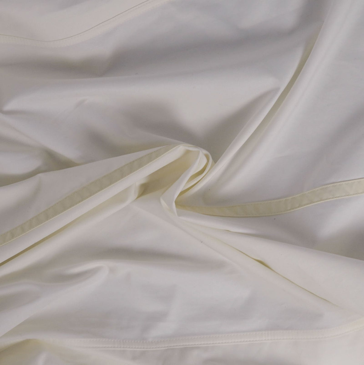 Hermes Coat Long Zip Up Belted Cotton White 34 — view 8