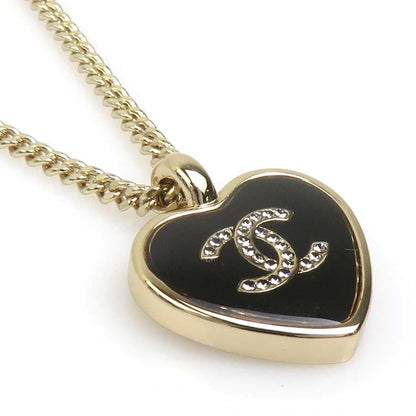 Chanel Necklace CC Logo Heart