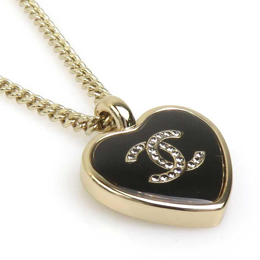 Chanel Necklace CC Logo Heart