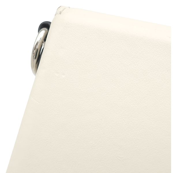 Fendi Shoulder Bag Baguette Phone Pouch Leather White Silver Marc Jacobs — view 6