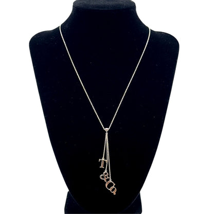 Tiffany & Co Swing Necklace T&Co Icon Logo 925 Sterling Silver — view 8