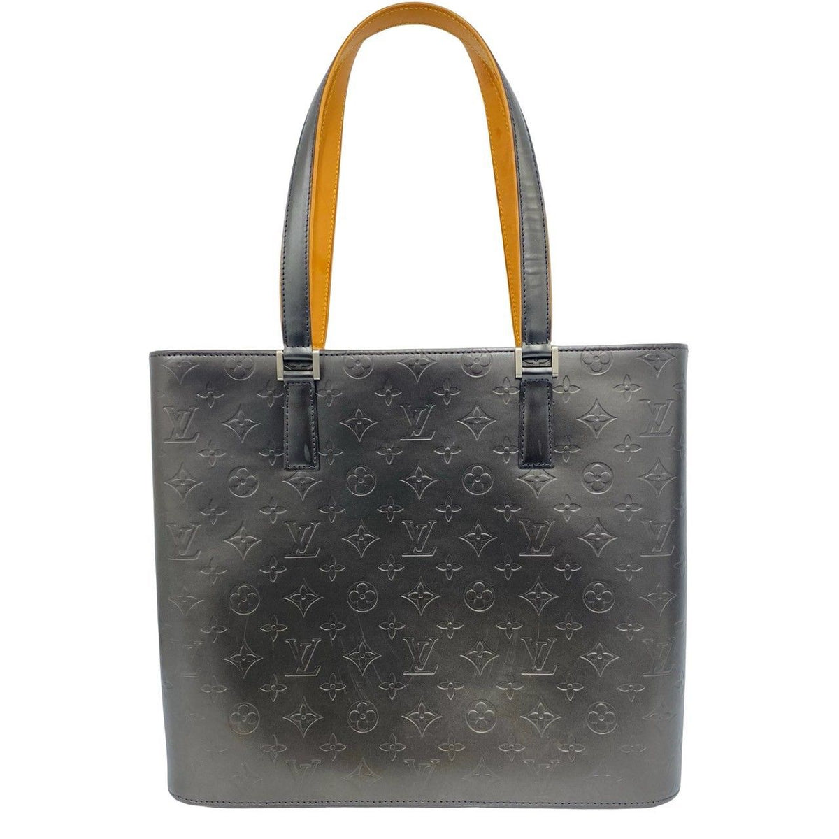 Louis Vuitton Wilwood Monogram Matte Leather Tote Bag Noir — view 3