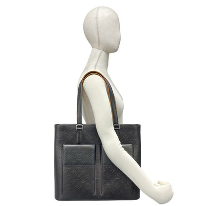 Louis Vuitton Wilwood Monogram Matte Leather Tote Bag Noir — view 2