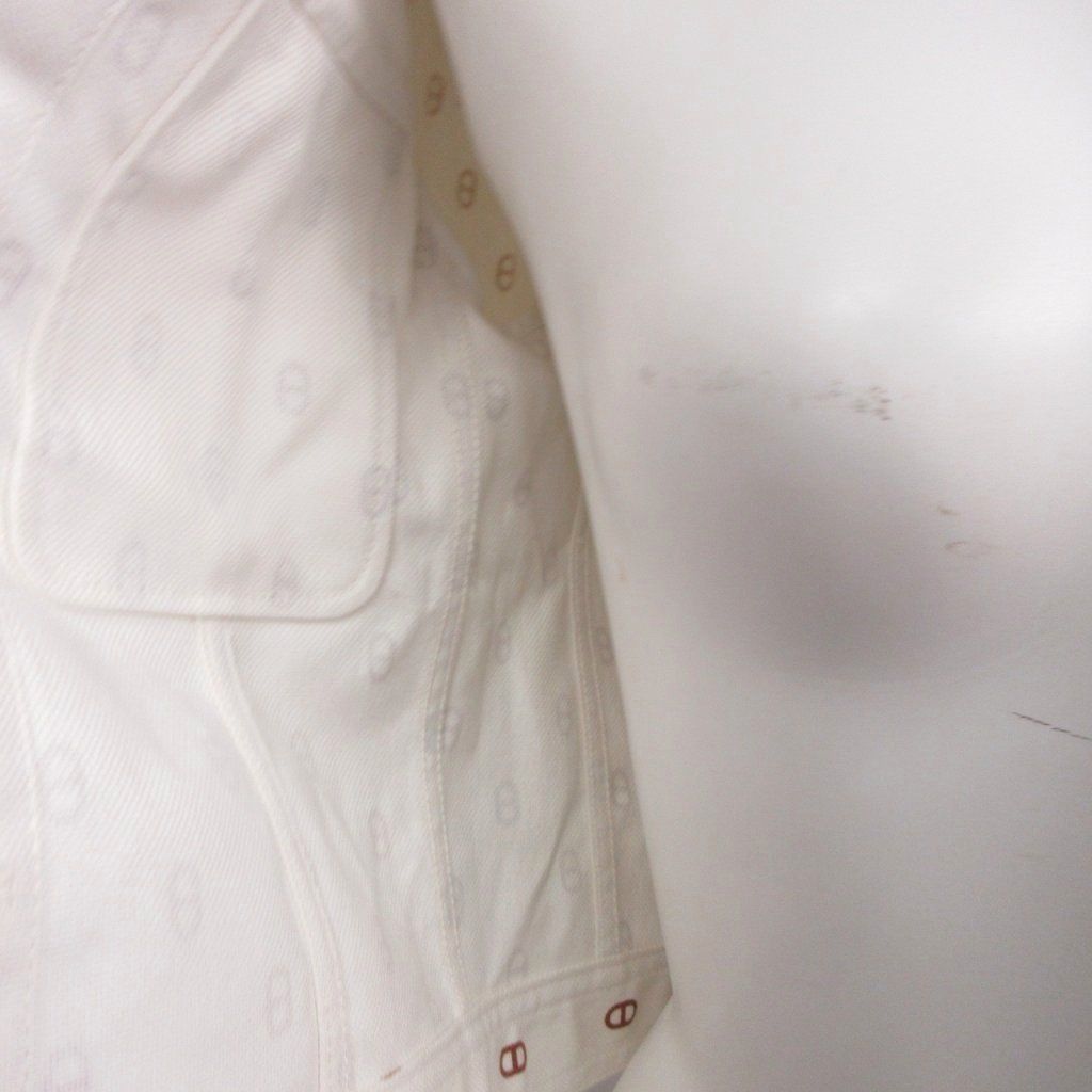 Hermes Chaine D'ancre Denim Jacket White 34 — view 7