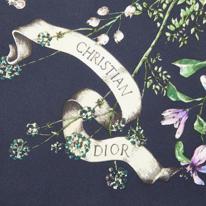 Dior D-constellation Scarf Black Multicolor Silk — view 2