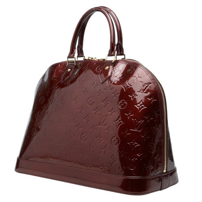 Louis Vuitton Monogram Vernis Alma GM Handbag Amarante Patent — view 2