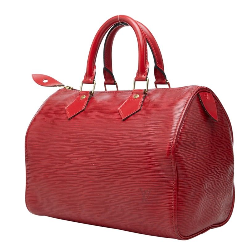 Louis Vuitton Epi Speedy 25 Handbag Castian Red Leather — view 2