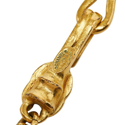 Chanel CC Logo Vintage Chain Necklace 95A Gold Plated — view 4