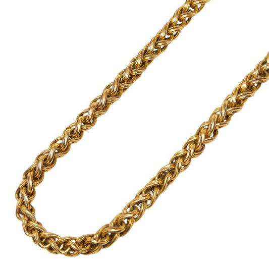 Chanel CC Logo Vintage Chain Necklace 95A Gold Plated