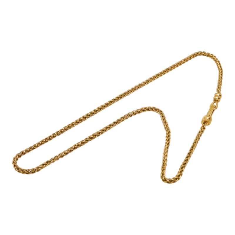 Chanel CC Logo Vintage Chain Necklace 95A Gold Plated — view 2