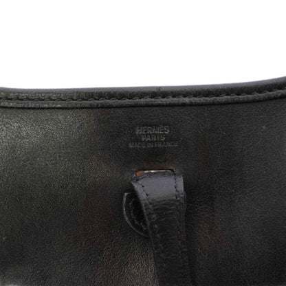 Hermes Evelyne TPM Shoulder Bag Leather Black — view 6