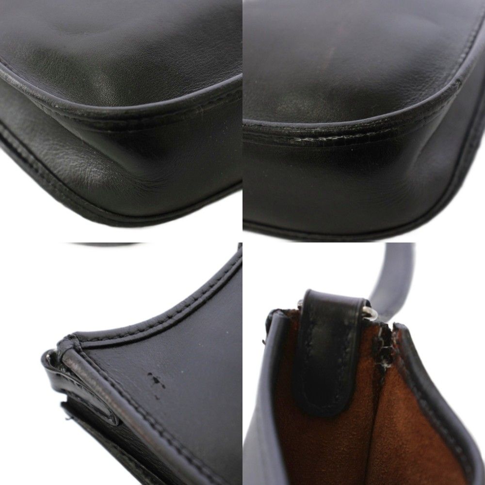 Hermes Evelyne TPM Shoulder Bag Leather Black — view 8