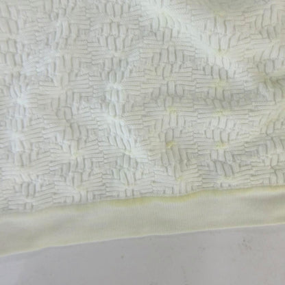 Chanel High Waist Knit Skirt CC Logo Plate Knee-Length Easy Flare Ivory XS 34 — view 6