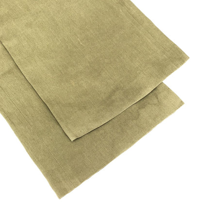 Celine by Phoebe Philo Linen Wide Tuck Trousers Pants 2 Beige 36 — view 5