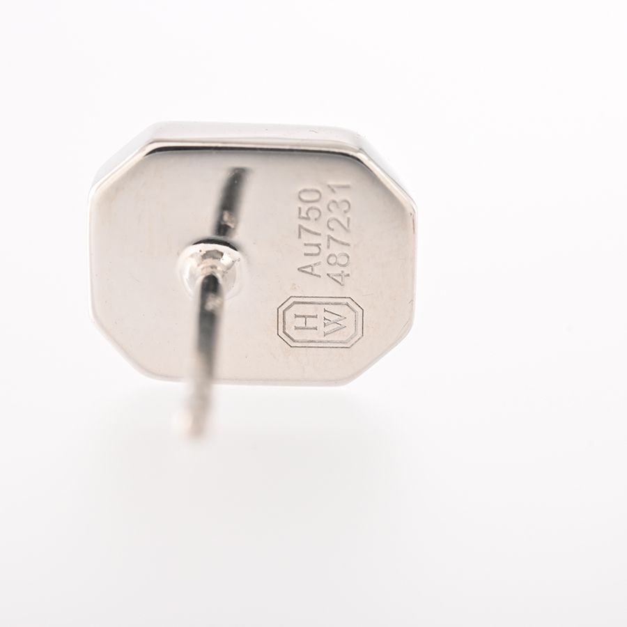 Harry Winston Earrings HW Logo — view 4