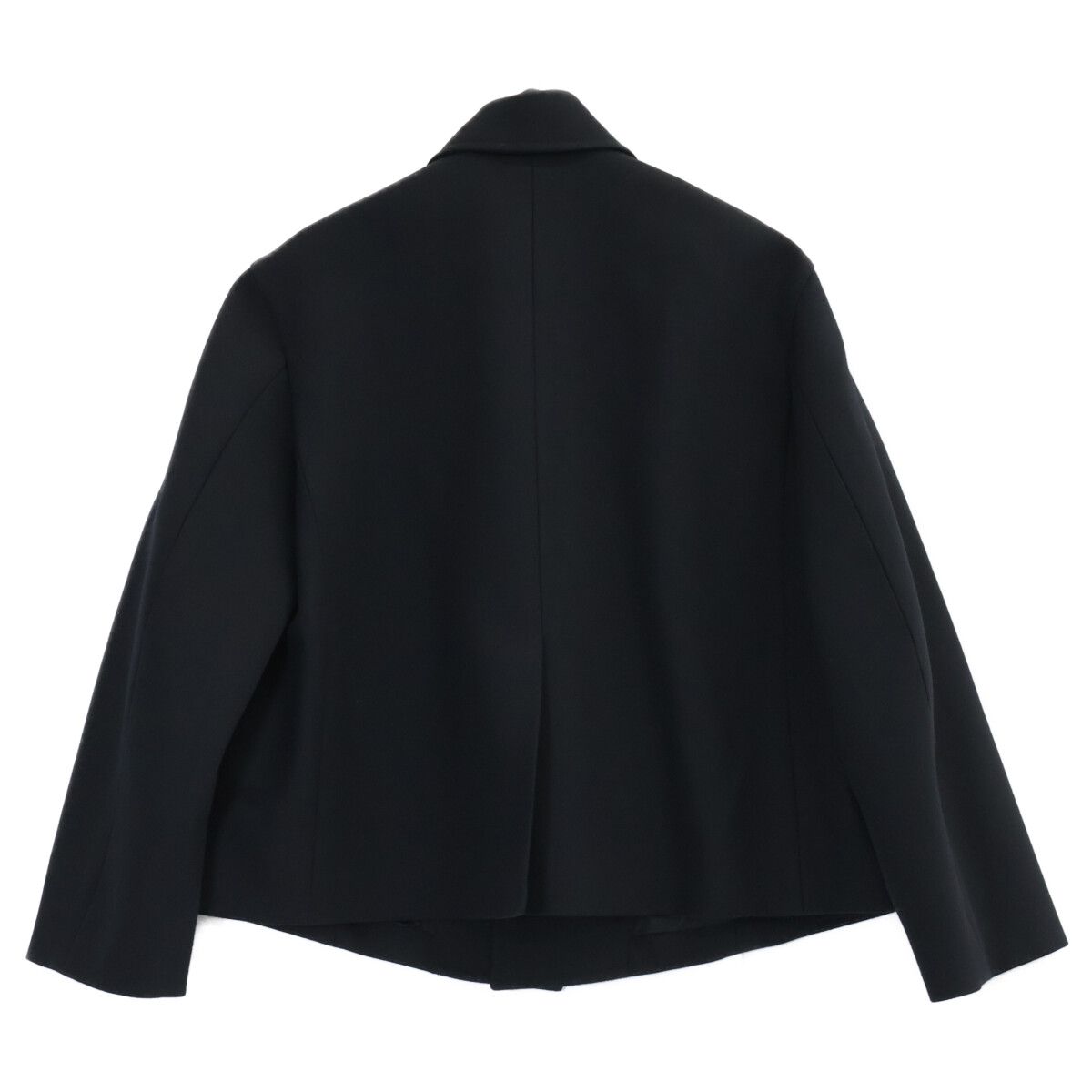 Balenciaga Black Deconstructed Wool Jacket 34 — view 2